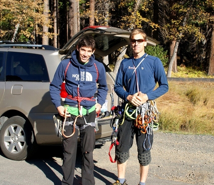 The Nose, new speed record by Hans Florine and Alex Honnold on El Capitan