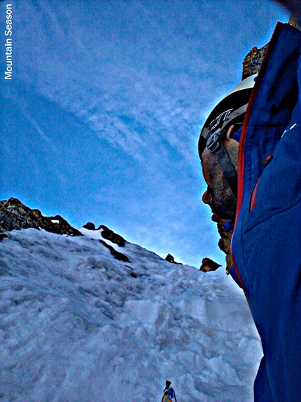 Due generazioni Cima de Cessole (Punta Est) - Due generazioni: Ale in contemplazion su cosa lo aspetta 5 tiro