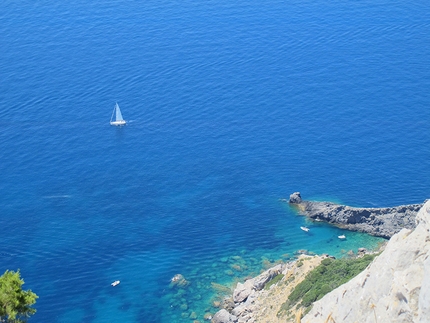 Argento Argentario Capo d'Uomo Argentario - Argento Argentario: The view from the third pitch