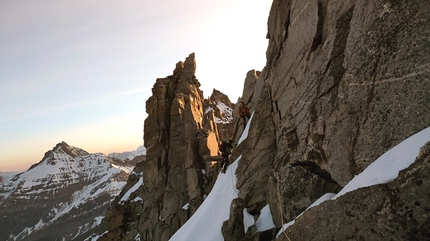 Traversata Integrale Gran Paradiso Gran Paradiso - Traversata Integrale Gran Paradiso: Sulla traversata integrale del Gran Paradiso (ph Enrico Bonino)