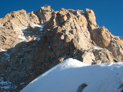 The Central Pillar of Frêney - British route Mont Blanc - The Central Pillar of Frêney - British route