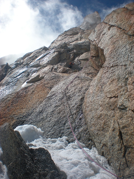 The Central Pillar of Frêney - British route Mont Blanc - The Central Pillar of Frêney - British route