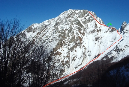 Monte Pisanino - Canale delle Rose