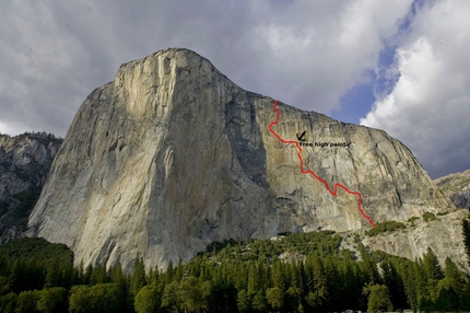 Nico Favresse and Sean Villanueva, El Cap exploration in Yosemite