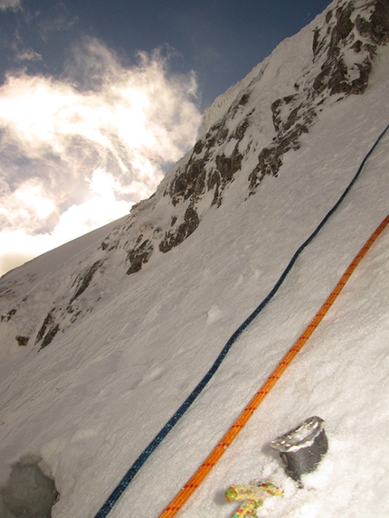 The thin ice Monte Miletto, North presummit - The thin ice