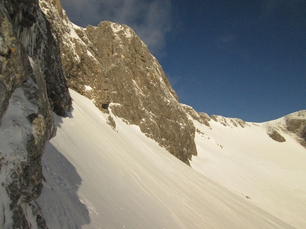 The thin ice Monte Miletto, North presummit - The thin ice