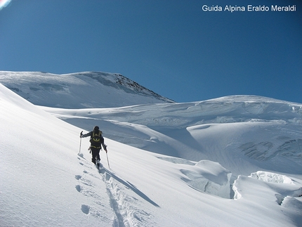 Cevedale - Cevedale: Salita al Monte Cevedale lungo la Vedretta di Cedec