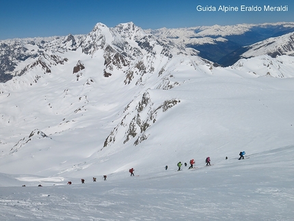 Cevedale - Zufallspitze - Cevedale - Zufallspitze: Crowdy summit day on Monte Cevedale