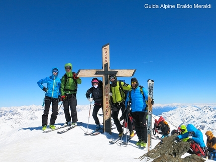 Cevedale - Cevedale: Croce di vetta al Monte Cevedale