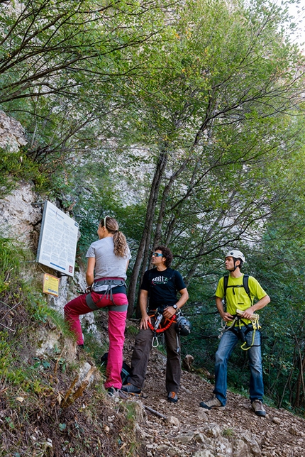 Via Ferrata del San Salvatore Monte San Salvatore - Via Ferrata del San Salvatore: © Marco Volken