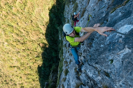 Via Ferrata of San Salvatore Mount San Salvatore - Via Ferrata of San Salvatore: © Marco Volken