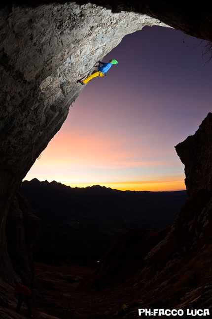 Stortoland Monte Dolada - Stortoland: Andrea Saviane in Drago di Domegge © Luca Facco