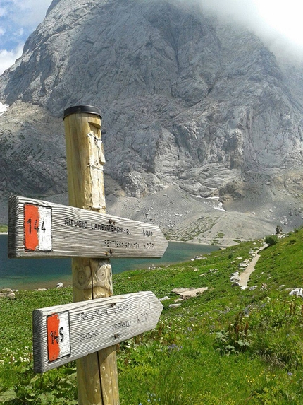 Lago Volaia - Rifugio Lambertenghi – Romanin Monte Coglians - Lago Volaia - Rifugio Lambertenghi – Romanin