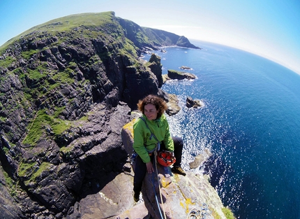 Old Man of Stoer - Original Route Old Man of Stoer - Old Man of Stoer - Original Route: Cecilia Marchi su Old Man of Stoer - Original Route © Maurizio Oviglia