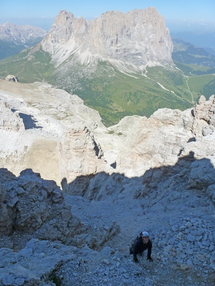 Via Ferrata delle Mèsules Piz Selva - Via Ferrata delle Mèsules: © Enrico Maioni