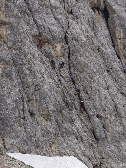 Via Ferrata delle Mèsules Piz Selva - Via Ferrata delle Mèsules