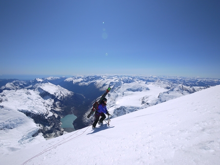 Nuova Zelanda - Sci ripido sul Mt Aspiring, Nuova Zelanda