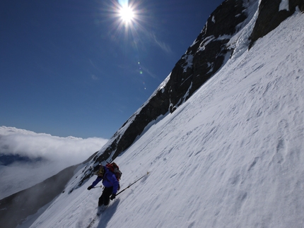 Nuova Zelanda - Sci ripido sul Mt Aspiring, Nuova Zelanda