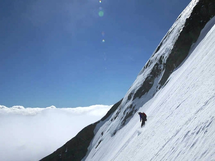 Nuova Zelanda - Sci ripido sul Mt Aspiring, Nuova Zelanda