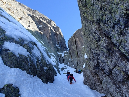 Couloir del dado tratto