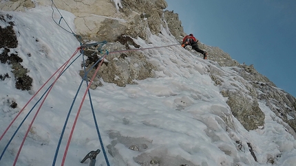 Ginevra Punta Innominata - Monte Terminillo - Ginevra: Pino Calandrella sul terzo tiro