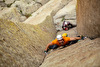 Blind climber Jesse Dufton ascends Devil's Tower, USA
