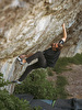 Will Bosi establishes the 9A boulder problem 'Realm of Tor’ment' at Raven Tor