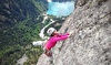 Al Passo Stalle in Valle di Anterselva (Vedrette di Ries) la via plaisir 'Opium fürs Volk'