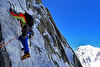 Dent du Géant north face explored by Emanuele Andreozzi, Santiago Padròs
