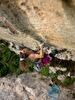 Claudia Ghisolfi sends Trip tik tonik (9a) in the Gorges Du Loup