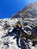Al Sass de Moles (Pordoi, Dolomiti), la nuova via Amici Miei Atto III di Jacopo Biserni e Riccardo Brussa