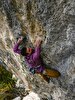 Luca Bana a Cornalba libera The Master (9a+/b)