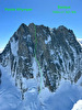 Big new winter climb up Point Whymper on north face of Grandes Jorasses