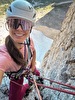 Deye Peters in solitaria per Anna Chiaruttini alla Torre delle Madri dei Camosci (Alpi Giulie)